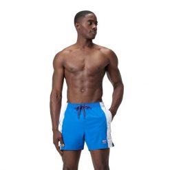 Speedo SPEEDO SZORTY MĘSKIE VOLLEY 16" BLUE 8-00508301384 L. Niebieskie kąpielówki męskie Speedo, l, bez wzorów. Za 205.79 zł.