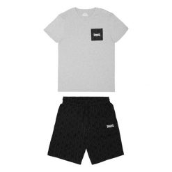 Zestaw T-shirt i szorty Lonsdale Buston. Czarne szorty męskie Lonsdale, m, bez wzorów, z dresówki. Za 284.00 zł.