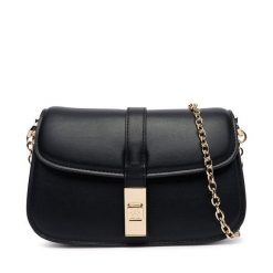 Torebka Tommy Hilfiger. Czarne torebki do ręki damskie Tommy Hilfiger, bez wzorów, wizytowe, bez dodatków. Za 529.99 zł.