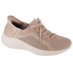 Buty sportowe Sneakersy damskie, Skechers Slip-Ins Ultra Flex 3.0 - Brilliant. Brązowe obuwie sportowe damskie Skechers, bez wzorów, trekkingowe, Skechers Sport. Za 339.99 zł.