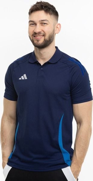 Adidas Koszulka męska adidas Tiro 24 Competition Polo granatowa IR7564 S. Koszulki polo męskie Adidas, m, bez wzorów, bez ramiączek. Za 125.27 zł.