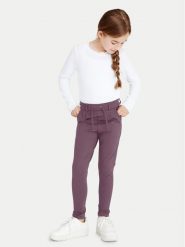 NAME IT Spodnie materiałowe 13142465 Fioletowy Regular Fit. Fioletowe spodnie materiałowe dla dziewczynek Name it, bez wzorów, z materiału. Za 149.99 zł.