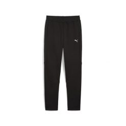 Damskie spodnie dresowe EVOSTRIPE PUMA Black. Czarne spodnie dresowe damskie Puma, l, bez wzorów, z dresówki. Za 182.99 zł.