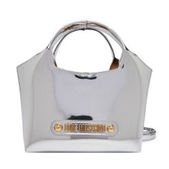 Torebka LOVE MOSCHINO. Szare torebki do ręki damskie Love Moschino, bez wzorów, klasyczne, bez dodatków. Za 859.99 zł.