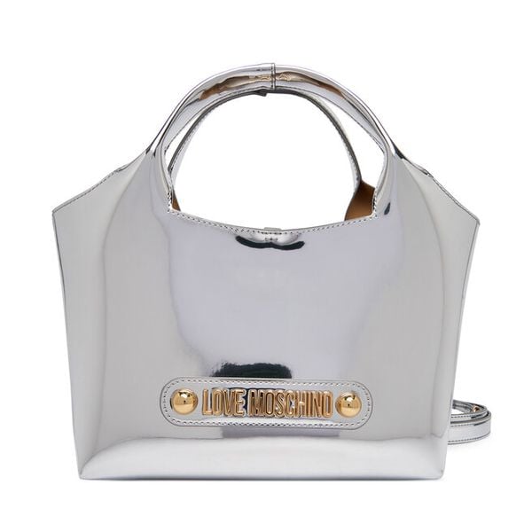 Torebka LOVE MOSCHINO. Szare torebki do ręki damskie Love Moschino, bez wzorów, klasyczne, bez dodatków. Za 859.99 zł.