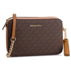 Torebka MICHAEL Michael Kors. Brązowe listonoszki damskie MICHAEL Michael Kors, bez wzorów, bez dodatków. Za 739.99 zł.