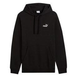 Męska Bluza Z Kapturem Z Małym Logo ESS No.1. Czarne bluzy męskie Puma, m, bez wzorów, z kapturem. Za 237.99 zł.