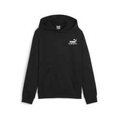 Młodzieżowa bluza z kapturem ESS+ MID 90s PUMA Black. Czarna bluzy męskie Puma, m, bez wzorów, z dzianiny, z kapturem. Za 166.99 zł.