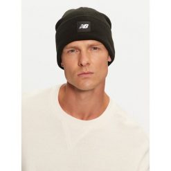 Czapka New Balance. Czarne czapki i kapelusze męskie New Balance, na zimę, bez wzorów. Za 89.99 zł.