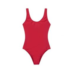 Damski kostium kąpielowy 1-częściowy H2O Tornø. Czerwone kostiumy jednoczęściowe damskie H2O, m, bez wzorów, retro, do pływania. Za 274.00 zł.