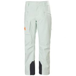 Spodnie narciarskie dla kobiet Helly Hansen Powderqueen. Zielone spodnie snowboardowe damskie Helly Hansen, na zimę, s, bez wzorów, z materiału, narciarskie, primaloft. Za 1,134.00 zł.
