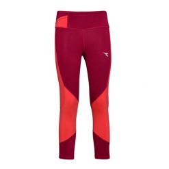 Legginsy damskie DIADORA L. 6/8 TIGHTS. Czerwone legginsy damskie Diadora, l, bez wzorów. Za 49.99 zł.