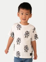 Mayoral T-Shirt 3068 Biały Regular Fit. Białe t-shirty dla chłopców Mayoral, bez wzorów, z bawełny, bez ramiączek. Za 79.99 zł.