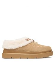 Guess Śniegowce FLFKEY LEA19 Beżowy. Brązowe śniegowce i trapery damskie Guess, ze skóry. Za 584.99 zł.