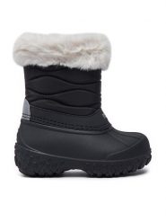 Reima Śniegowce Muhvari 5400149A Czarny. Czarne buty zimowe chłopięce Reima, bez wzorów, z materiału, bez zapięcia. Za 239.99 zł.