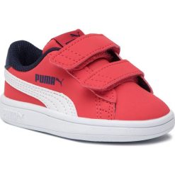 Sneakersy PUMA - Smash V2 Buck V Inf 365184 07 High Risk Red/Puma White. Półbuty chłopięce Puma. W wyprzedaży za 129.99 zł.