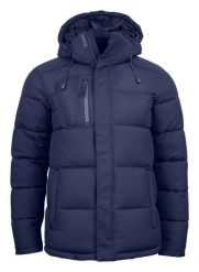 Clique Kurtka Colorado pikowana wodoodporna męska – dark navy. Niebieskie kurtki męskie CLIQUE, na zimę, m, bez wzorów, z materiału. Za 572.05 zł.