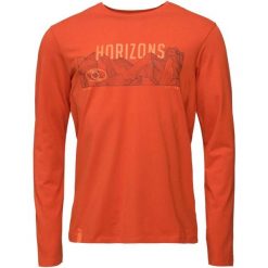 T-shirt męski Loap Alvar pomarańczowy 2XL. Brązowe koszulki sportowe męskie Scarpa, m, bez wzorów, z bawełny, bez kołnierzyka, bez ramiączek, do biegania. Za 81.10 zł.
