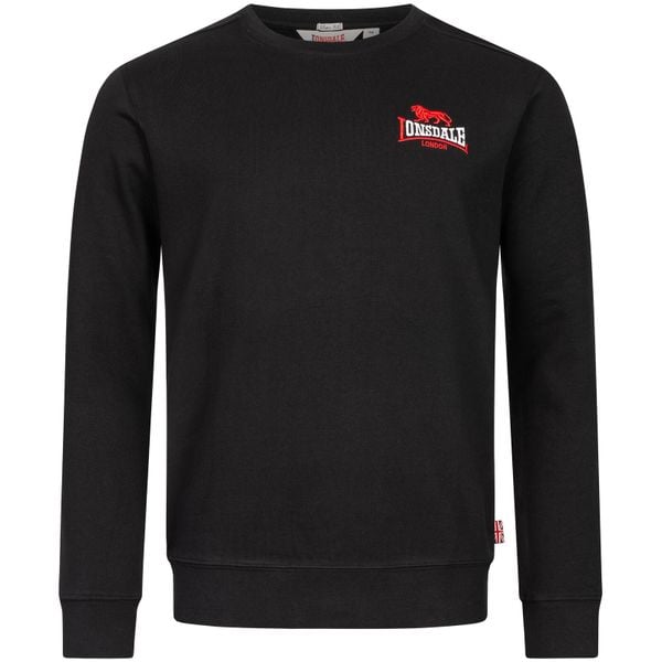 Bluza z okrągłym dekoltem Lonsdale Lympstone. Czarne bluzy męskie Lonsdale, m, bez wzorów, bez kaptura. Za 180.50 zł.