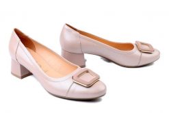 BIOECO BY ARKA 1100 2471+1315 beż, czółenka damskie. Brązowe czółenka damskie Bioeco by Arka, bez wzorów, ze skóry, bez obcasa, na obcasie, bez zapięcia. Za 409.90 zł.