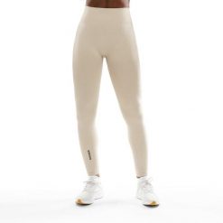 Damskie bezszwowe legginsy sportowe Fitness Siroko Fearless. Brązowe legginsy damskie SIROKO, xs, bez wzorów, z materiału. W wyprzedaży za 106.00 zł.