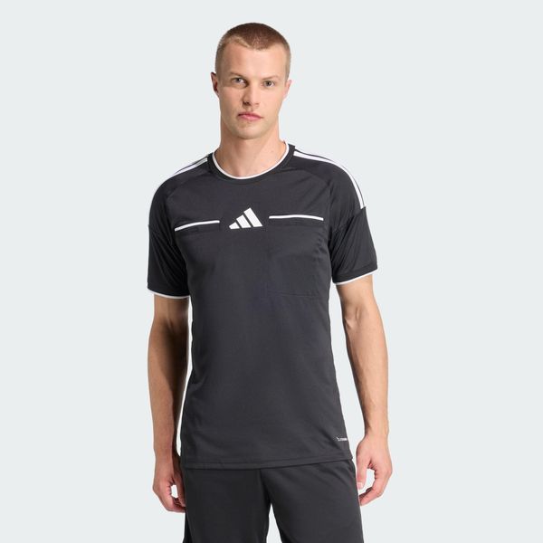 KOSZULKA REFEREE 26. Białe bluzy męskie Adidas, s, bez wzorów, z materiału, bez kołnierzyka, bez ramiączek, do piłki nożnej, climacool (adidas). Za 146.99 zł.