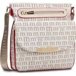Torebka MONNARI - BAG3220-015 Beige With White. Brązowe listonoszki damskie Monnari, z materiału. W wyprzedaży za 129.00 zł.
