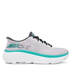 Buty do biegania Skechers. Szare buty sportowe męskie Skechers, bez zapięcia, do biegania. Za 309.99 zł.