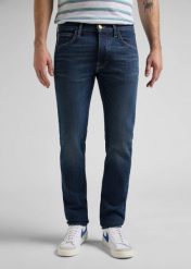 LEE LUKE BUTTON FLY MĘSKIE SPODNIE JEANSOWE DARK NEWBERRY L70SNICC 112145491. Spodnie materiałowe męskie Lee, l, bez wzorów, z jeansu. Za 239.99 zł.