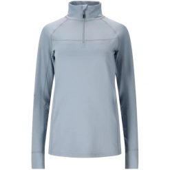 Sweter damski Whistler Blume. Niebieskie swetry damskie Whistler, na zimę, bez wzorów, sportowe, bez kołnierzyka, bez ramiączek, bez kaptura. Za 186.00 zł.