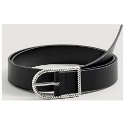 Mango - Pasek Royal. Szare paski damskie Mango, w paski, z materiału. Za 49.90 zł.
