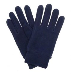 Granatowe, Polarowe Męskie Rękawiczki, Jesienno-Zimowe. Rękawiczki męskie Pako Jeans, na zimę, bez wzorów, z polaru, eleganckie. Za 29.00 zł.
