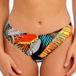 Figi do kostiumów kąpielowych dla kobiet Freya Samba nights. Brązowe figi damskie FREYA ACTIVE, l, bez wzorów. Za 190.50 zł.