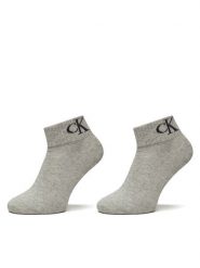 Calvin Klein Jeans Skarpety długie 701228813 Szary. Szare skarpety damskie Calvin Klein Jeans, bez wzorów, z bawełny. Za 59.99 zł.