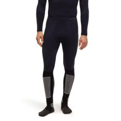 Legginsy Falke Warm. Niebieskie legginsy sportowe męskie Falke, xl, bez wzorów, z dzianiny, długie. Za 289.15 zł.