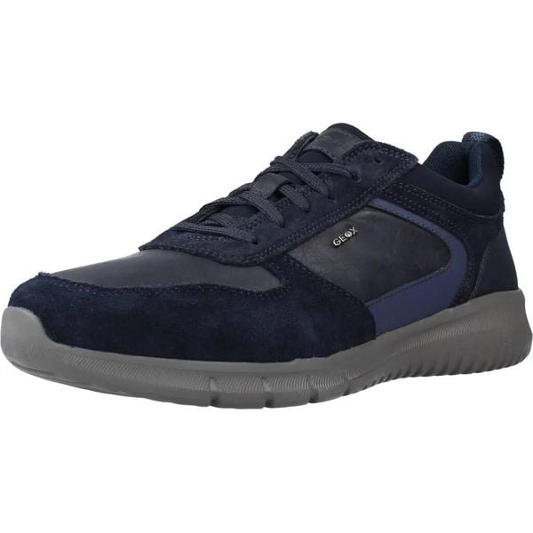 Buty GEOX U MONREALE Niebieski. Niebieskie trekkingi męskie Geox, na fitness i siłownię. Za 241.99 zł.