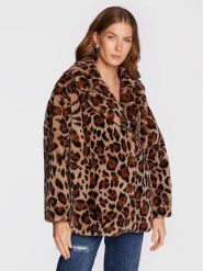 Liu Jo Futro CF2042 E0809 Brązowy Oversize. Brązowe płaszcze damskie Liu Jo, bez wzorów, z futra, bez kaptura. Za 2,339.00 zł.