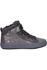Tenisówki Geox Model J Kalispera Girl I Kolor Srebrny. Szare trampki i tenisówki dziewczęce Geox, bez wzorów, z materiału, bez zapięcia. Za 139.99 zł.
