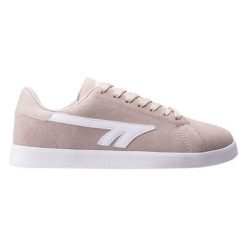 Buty Hi-Tec Korel 92800654206 beżowe beżowy. Brązowe obuwie sportowe damskie bez wzorów, z materiału. Za 213.11 zł.