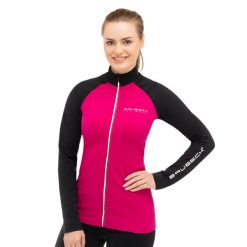 Bluza dresowa termoaktywna rozpinana damska Brubeck Athletic. Czarne bluzy damskie Brubeck, l, bez wzorów, z dresówki, bez kaptura. Za 239.99 zł.