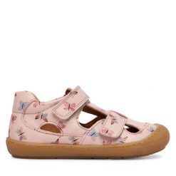 Sandały Froddo. Brązowe sandały dziewczęce Froddo, bez zapięcia. Za 359.99 zł.