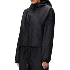 Kurtka RAINS LOHJA SHORT INSULATED JACKET Czarny. Czarne kurtki męskie Rains, m, bez wzorów, z syntetyku, bez kaptura. Za 825.94 zł.