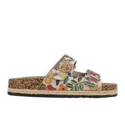 Klapki Lee Cooper LCW-25-35-3480LA wielokolorowe. Klapki damskie bez wzorów, ze skóry, casualowe, bez obcasa. Za 152.39 zł.