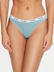 Calvin Klein Underwear Komplet 3 par stringów Thong 3Pk 000QD5209E Kolorowy. Stringi damskie Calvin Klein Underwear, xl, bez wzorów, z bawełny. Za 119.99 zł.