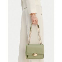 Torebka GINO ROSSI. Zielone torebki do ręki damskie Gino Rossi, bez wzorów, wizytowe, bez dodatków. Za 299.99 zł.