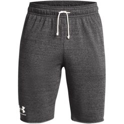 Spodenki Under Armour Ua Rival Terry, Mężczyźni. Białe buty sportowe męskie Under Armour, z bawełny, bez zapięcia, na fitness i siłownię. Za 290.00 zł.
