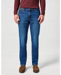 WRANGLER MĘSKIE SPODNIE TEXAS SLIM DARK TRAILS Dark Trails 112358220 W12S008815. Jeansy męskie Wrangler. Za 189.99 zł.
