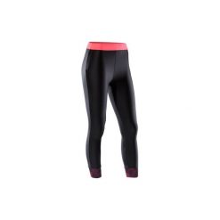 Legginsy 7/8 fitness 500. Czarne legginsy sportowe damskie DOMYOS. Za 64.99 zł.