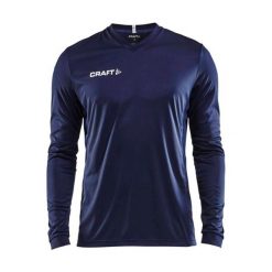 Koszulka treningowa męska Craft Squad Solid. Niebieskie koszulki sportowe męskie Craft, m, bez wzorów, bez kołnierzyka, bez ramiączek. Za 159.99 zł.