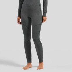 Legginsy termoaktywne damskie ODLO Active X-Warm BL Bottom Long. Szare legginsy damskie Odlo, l, bez wzorów, z elastanu. Za 245.83 zł.